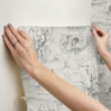 Picture of Harry Potter Map Peel and Stick Wallpaper - Taupe