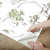 Picture of Winnie The Pooh 100 Acre Wood Map Peel And Stick Wallpaper - Multi