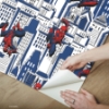 Picture of Spider-Man Cityscape Peel And Stick Wallpaper - Blue