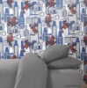 Picture of Spider-Man Cityscape Peel And Stick Wallpaper - Blue