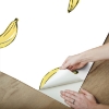 Picture of Mr. Kate Banana Print Peel & Stick Wallpaper - White