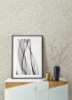 Picture of Modern Crescent Moon Peel & Stick Wallpaper - Taupe & Silver