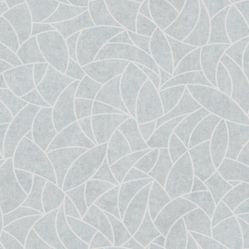 Picture of Modern Crescent Moon Peel & Stick Wallpaper - Frosty Blue