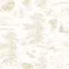 Picture of Winnie The Pooh Toile Peel & Stick Wallpaper - Beige