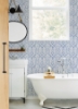 Picture of Meadow Blue Peel & Stick Wallpaper