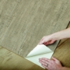 Picture of Dimensional Natural Wood Peel & Stick Wallpaper - Taupe