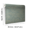 Picture of Dimensional Grasscloth Peel and Stick Wallpaper - Teal