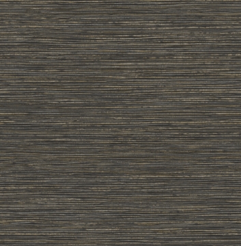 Picture of Dimensional Grasscloth Peel and Stick Wallpaper - Black