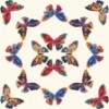 Picture of EttaVee Papillon Peel & Stick Wallpaper - Cream Multi