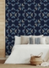 Picture of EttaVee Papillon Peel & Stick Wallpaper - Blue