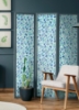 Picture of EttaVee Brushstroke Leopard Peel & Stick Wallpaper - Blue & Green