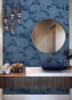 Picture of Perth Peel & Stick Wallpaper - Navy