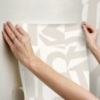 Picture of Emily Rayna Inside The Box Peel and Stick Wallpaper - Taupe