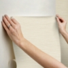 Picture of Mr. Kate Stella Grasscloth Peel and Stick Wallpaper - Cream