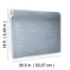 Picture of Mr. Kate Stella Grasscloth Peel and Stick Wallpaper - Dusty Blue