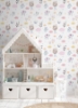 Picture of Gabbys Dollhouse Sketch Characters Peel and Stick Wallpaper