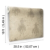 Picture of Yellowstone Stockman Silhouette Beige Peel & Stick Wallpaper