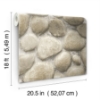 Picture of Yellowstone Root Rocks Beige Peel & Stick Wallpaper