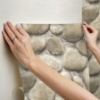 Picture of Yellowstone Root Rocks Beige Peel & Stick Wallpaper