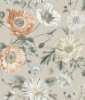 Picture of Vintage Poppy Peel & Stick Wallpaper - Roll