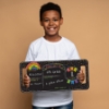 Picture of First/Last Day of School Rainbow Chalkboard