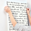 Picture of Dream Big Script Peel and Stick Wallpaper - Black