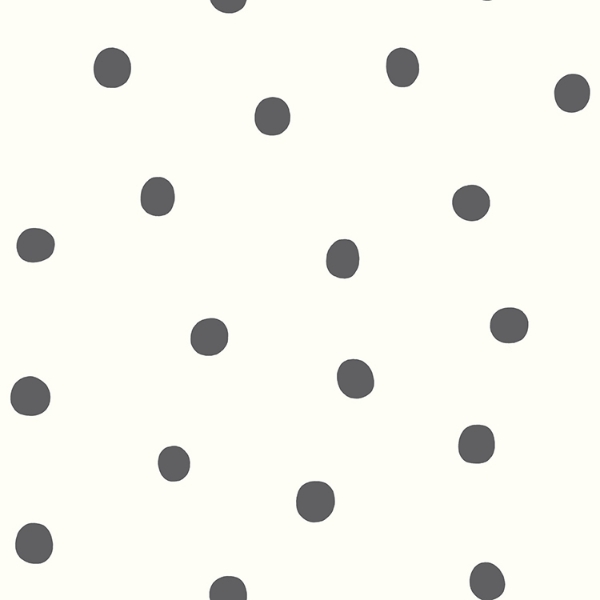 Picture of Black Dots Peel and Stick Wallpaper