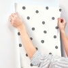 Picture of Black Dots Peel and Stick Wallpaper