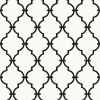 Picture of Modern Trellis Peel and Stick Wallpaper - Black