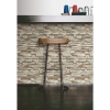 Picture of Stacked Stone Peel and Stick Wallpaper - Brown