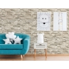 Picture of Stacked Stone Peel and Stick Wallpaper - Natural