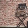 Picture of Brick Peel and Stick Wallpaper - Bright Red