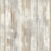 Picture of Distressed Wood Peel and Stick Wallpaper - Tan