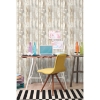 Picture of Distressed Wood Peel and Stick Wallpaper - Tan