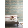 Picture of Distressed Wood Peel and Stick Wallpaper - Blue