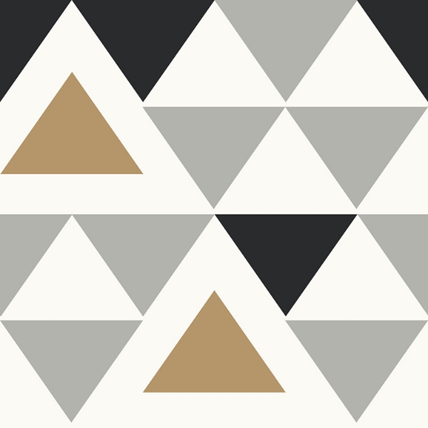 Picture of Geometric Triangle Peel and Stick Wallpaper