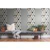 Picture of Geometric Triangle Peel and Stick Wallpaper