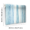 Picture of Watercolor Peel and Stick Wallpaper - Blue