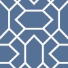 Picture of Modern Geometric Peel and Stick Wallpaper - Blue