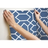 Picture of Modern Geometric Peel and Stick Wallpaper - Blue