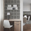 Picture of Modern Geometric Peel and Stick Wallpaper - Dark Gray