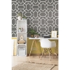 Picture of Modern Geometric Peel and Stick Wallpaper - Dark Gray