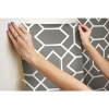 Picture of Modern Geometric Peel and Stick Wallpaper - Dark Gray