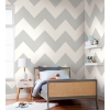 Picture of Large Chevron Peel and Stick Wallpaper - Gray