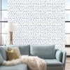 Picture of Open Geometric Peel and Stick Wallpaper - Blue