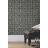 Picture of All Over Circles Peel and Stick Wallpaper - Black