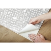 Picture of Polka Dot Peel and Stick Wallpaper - Gray