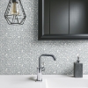 Picture of Polka Dot Peel and Stick Wallpaper - Gray