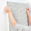 Picture of Polka Dot Peel and Stick Wallpaper - Gray