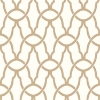 Picture of Trellis Peel and Stick Wallpaper - Gold